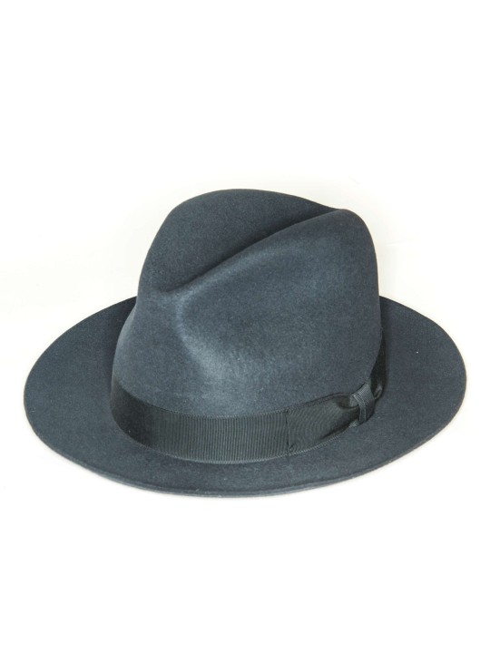 Asphalt Edward Armah Lapin Fur Felt Hat 