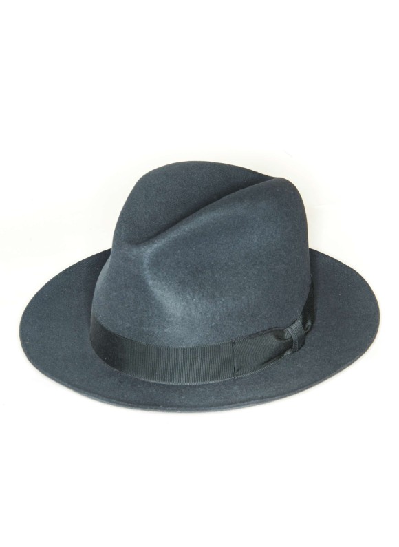 Asphalt Edward Armah Lapin Fur Felt Hat 