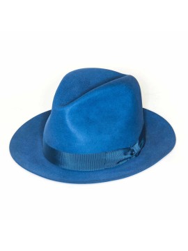 Cobalt Edward Armah Lapin Fur Felt Hat 