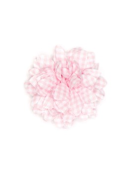 Pink/White Gingham Boutonniere